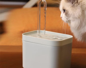 Automatic Cat Water Fountain Auto Filter USB Electric Mute Cat Drinker Bowl 1.5L Recirculate Filtring Drinker For Cats Pet Water Dispenser