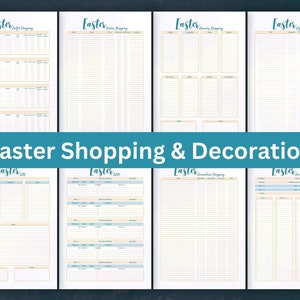 Sapphire Printable Easter Planner, Easter Planner to Download and Print ...