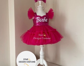 fuchsia dress,fuchsia baby dress Birthday Tutu Dress,Birthday Outfit,Girl's Birthday Dress,Photoshoot Outfit,Photoshoot Dress,fushıa dress