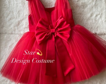 Birthday Tutu Dress/Birthday Outfit/Girl&#39;s Birthday Dress/Photoshoot Outfit/Photoshoot Dress/Red dress/Lilac dress