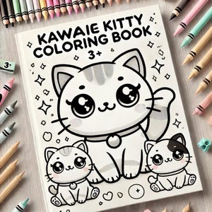 10 cute coloring pages for children | Coloring book | Coloring pages to print | Coloring pages PDF | Coloring templates | Digital download