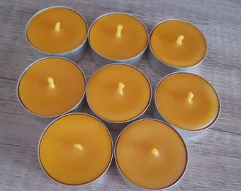 100pcs Beeswax Tealight Candles