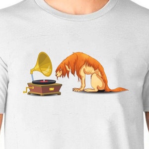 Ihr Meister Stimme Chimera Hund Nina Tucker Grammophon T-Shirt Unisex Uneek Tshirt Spaß Geschenk Neuheit Fullmetal Anime Alchemist Tee
