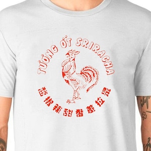 Sriracha Logo T-Shirt Hot Sauce Unisex Uneek Tshirt