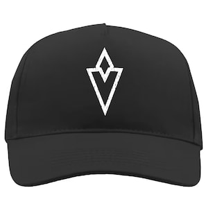 Skyrim Quest Marker Baseball Cap One Size 5 Panel Tear Release Gamer Hat