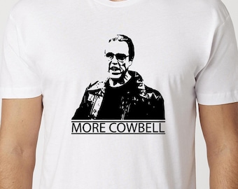 More Cowbell T-Shirt Unisex Uneek Tshirt Saturday Night Live Fear The Reaper Walken Tee