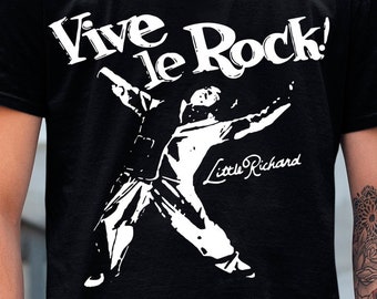 Vive le Rock Sid Vicious Punk Rock 1977 T-Shirt Unisex Uneek T Shirt Tee