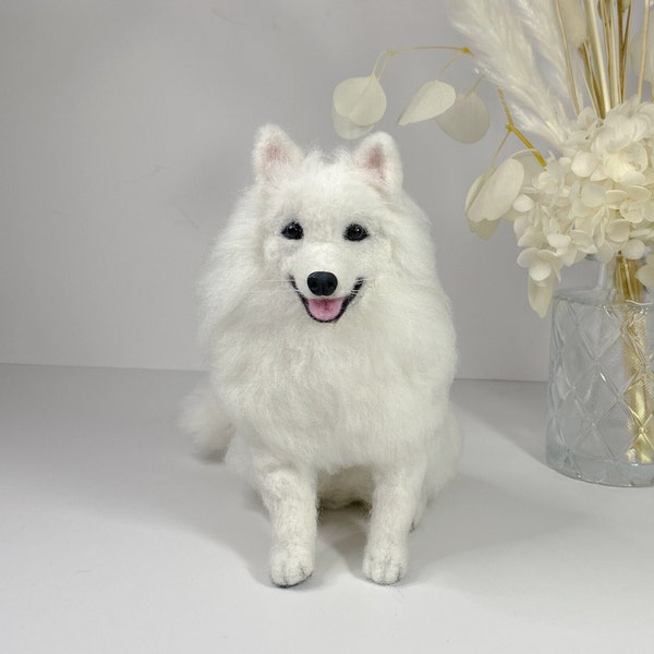 Custom Needle Felt Pet Replica 20 cm ( 8 inches )