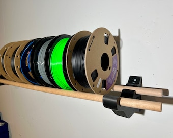 Filament Spool Rack 3D-printen, stabiel plankontwerp, perfect voor hobbyisten en makers, creatief verjaardagscadeau