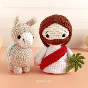 Jesus Amigurumi Pattern - Jesus and Donkey Palm Sunday PDF