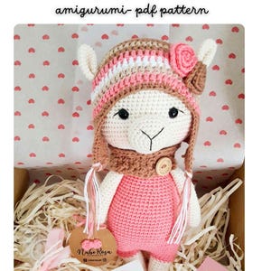 Lama Amigurumi Mönster PDF