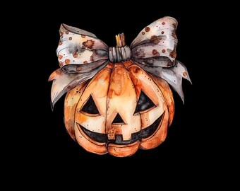 Retro Halloween Png Coquette Pumpkin Png Fall Vibes Png Coquette Bow Png spooky mama Png shirts sublimation designs, Digital Download