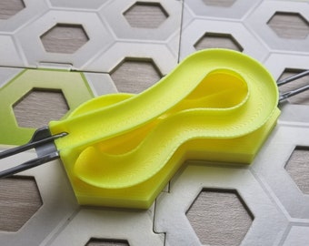 Infinity Loop - Gravitrax®-compatibele 3D-geprinte extensie voor knikkerbaan