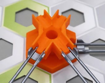 The Crossroads - Gravitrax®-compatibele 3D-geprinte extensie voor knikkerbaan
