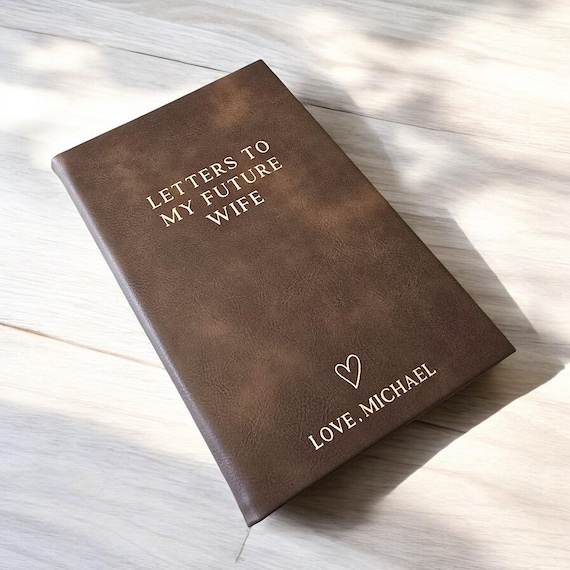 Letters to my Future Wife Journal, Personalized Journal for Love Letters, Wife Keepsake Gift, Future Spouse, Love Letters from Husband
