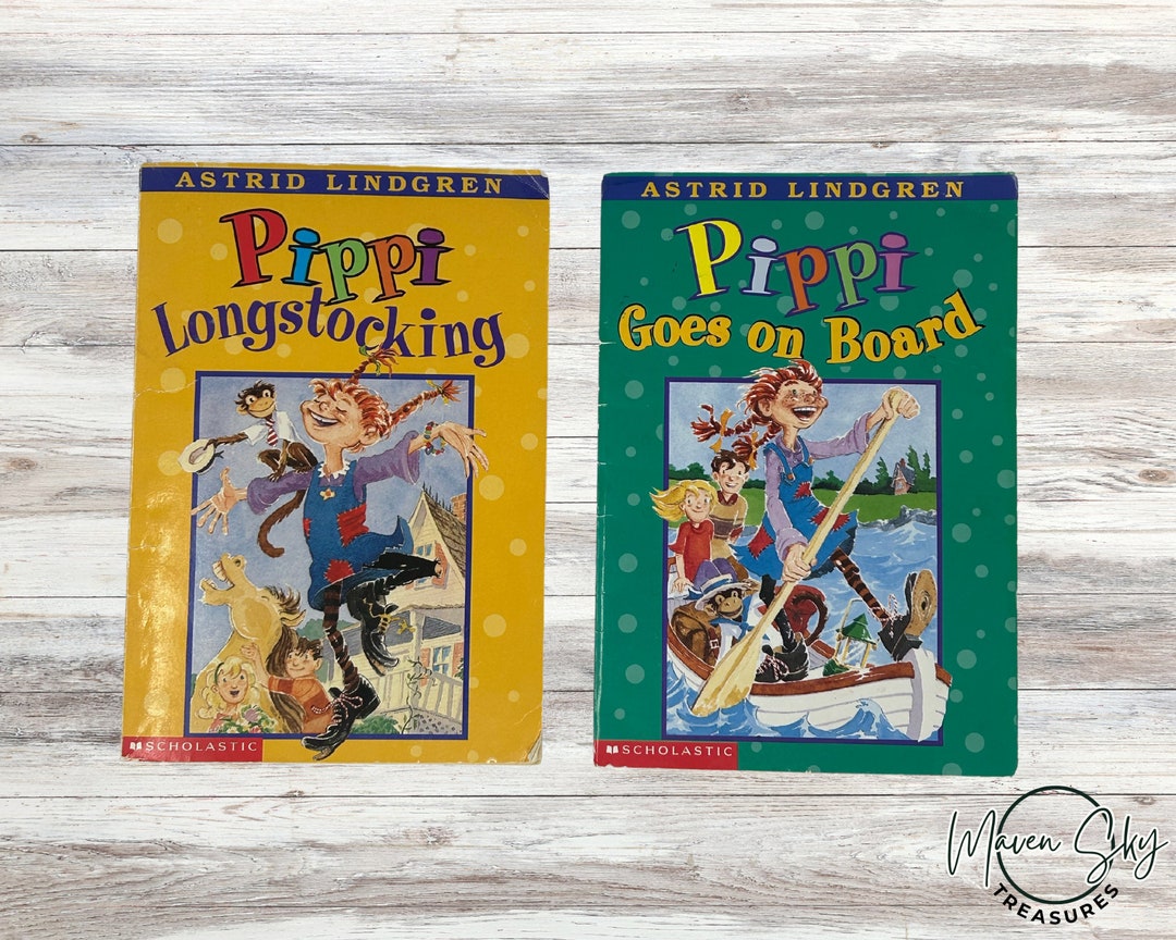 Vintage Pippi Longstocking Books, 1997 Book, Scholastic, Astrid Lindgren, Pippi - Etsy