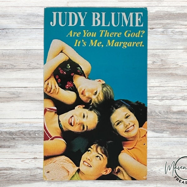 Are You There God?  It's Me, Margaret, Judy Blume, 1990's Book, Chapter Book, Children's Book, Vintage Book