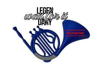 Trompa azul personalizable: trompa Himym exclusiva para ti