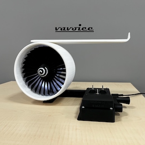 Creative desktop JetFan - Equipped with inside and tail lights - Desktor Turbine