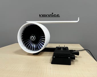 Creative desktop JetFan - Equipped with inside and tail lights - Desktor Turbine