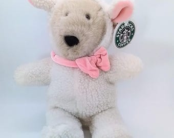 VTG Starbucks 10th Edition Lamb Costume Bearista Brown Bear Collection
