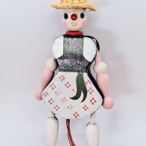 VTH German Jumping Jack Wodden Pull-String Articulated Puppet