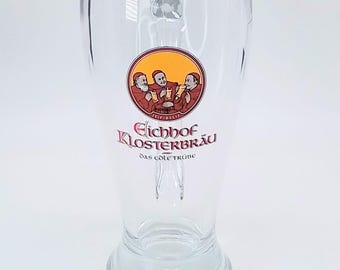 VTG Eichhof Klosterbrau Footed Beer Glass, Monastery Brew