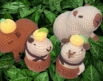 Kawaii/Cute Crochet Capybara Plushie