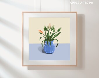 Tulip Art Print, Botanical Decor