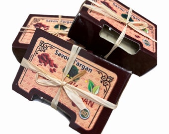 Argan Seife - Aktiv Kohle - Argan - Seife - KernSeife - Handmade - Soap