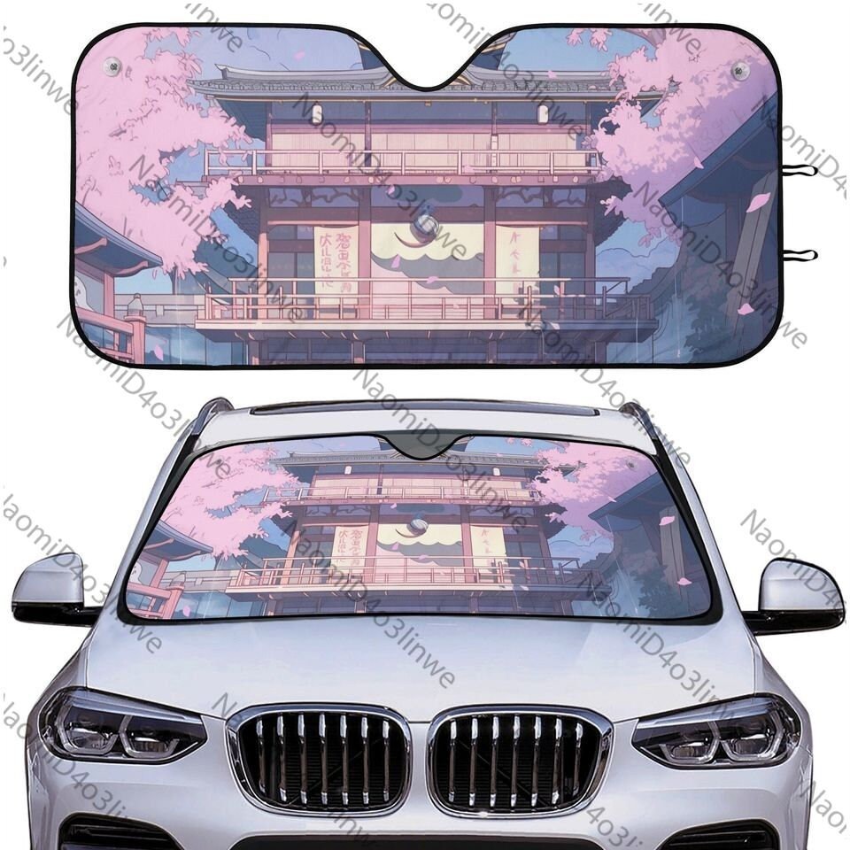 Tokyo kawaii Anime Car sunshade, Anime Tokyo Car Sun Shade