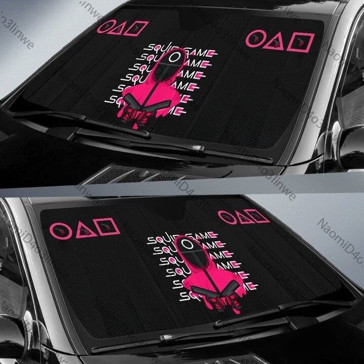 Squid Cosplay Movie Car Sunshade