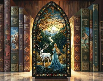 Aelin Book Nook, Throne of Glass Book Nook, Fantasy Bookshelf Insert Decor Gift, Bookish Gift, Book Nook Decor Gift