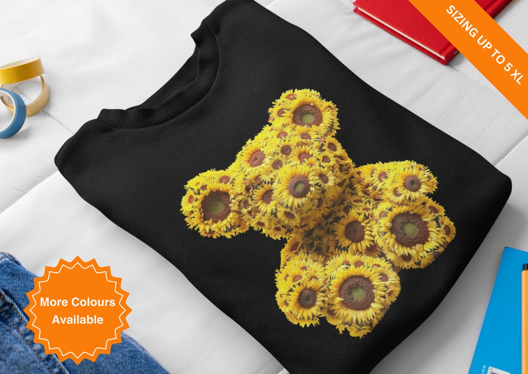 Sunflowers, Sunflower Clothing, Sunflower Bears, Bear Sweatshirt