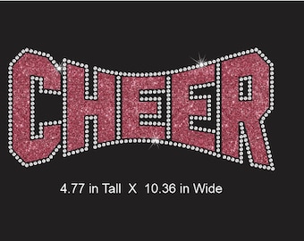 Cheer Arched Download Rhinestone and Vinyl Combo CUT TEMPLATE File in Svg, Eps, and Png for cricut and silhouette