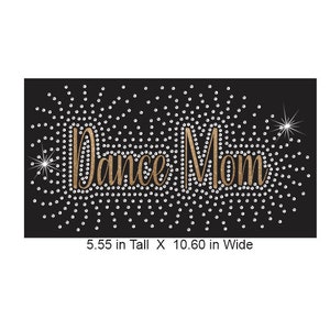 Dance Mom (TS) Download Rhinestone and Vinyl Combo CUT TEMPLATE File in Svg, Eps, and Png for cricut and silhouette