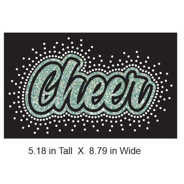 Cheer Contour Download Rhinestone and Vinyl Combo CUT TEMPLATE File in Svg, Eps, and Png for cricut and silhouette