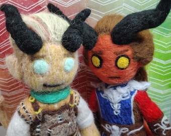 Custom Wool Felted Doll