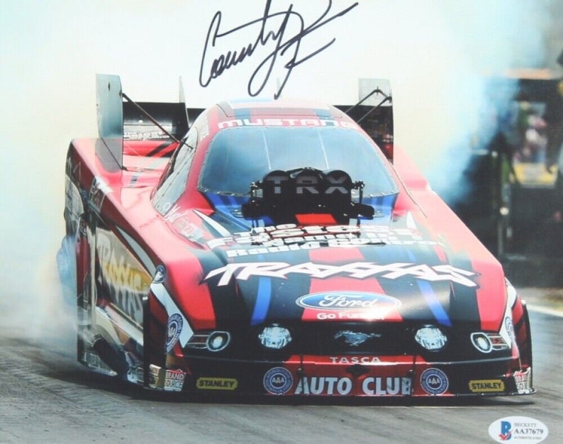 Courtney Force Signed Autograph Premium Quality Glossy 8x10 Print NHRA ...
