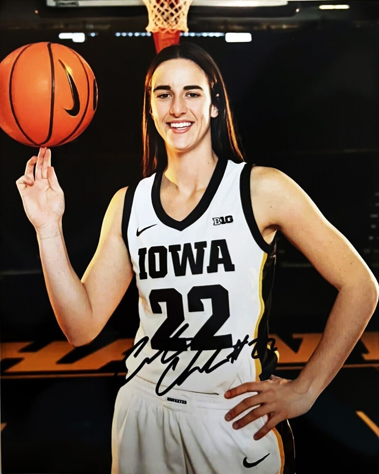 Caitlin Clark Signed Autograph Premium Quality Glossy 8x10 Print WNBA  Basketball NCAA Iowa Hawkeyes Beautiful Model Auto