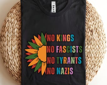 Democracy Has No Kings Shirt: Anti-Trump, Anti-MAGA