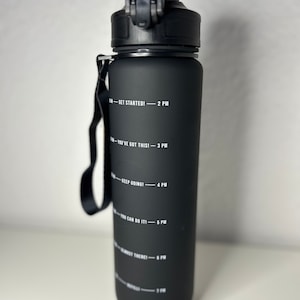 Motivationsflasche Trinkflasche 1 Liter personalisiert BPA frei Bild 7