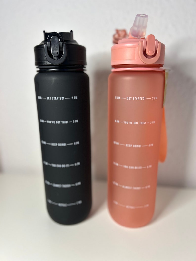 Bouteille de motivation Gourde 1 litre personnalisé sans BPA image 7
