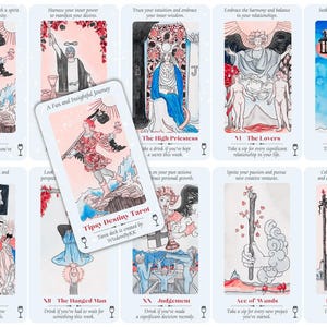 Baraja de cartas del tarot Tipsy Destiny. Tarot Rider Waite con ejercicios para beber