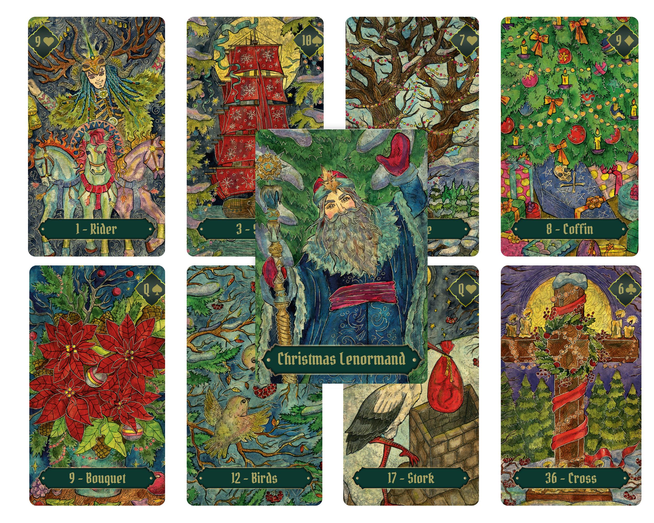 Watercolor lenormand - Etsy 日本