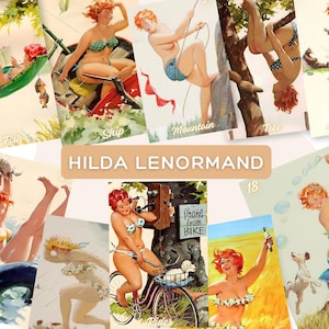 Hilda Lenormand Cards – A Playful 36-Card Oracle Deck