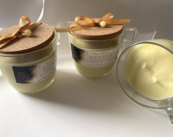Body Serum Candle. Glossy Body Massage Candle. Natural Skin Care Candle