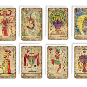 Tarotkaartenset Tales of Samira. Esoterische tarot. Arabische fantasietarotkaarten.