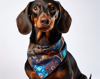 Handmade Large Bandanas Tailored for Fashionable Furbabies