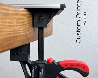 Adapter and holder for Parkside clamp for Bosch Professional/Mafell or Makita/Festool guide rail